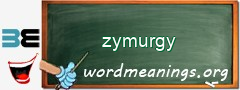 WordMeaning blackboard for zymurgy